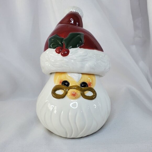 VTG Mother Brown's Santa And Hat Salt & Pepper Shakers Ceramic 1999 Christmas - Picture 11 of 11